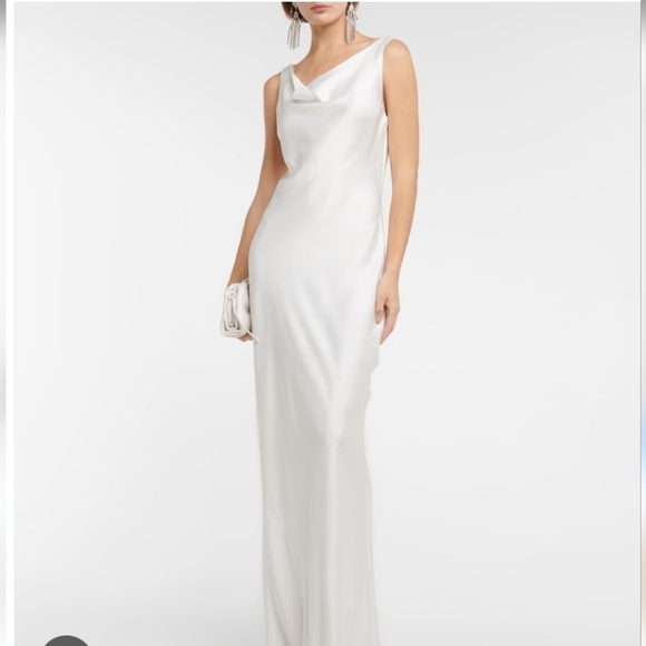 Norma Kamali Dresses & Skirts - Norma Kamali White Wedding Dress Size M/38 simply gorgeous new with tags